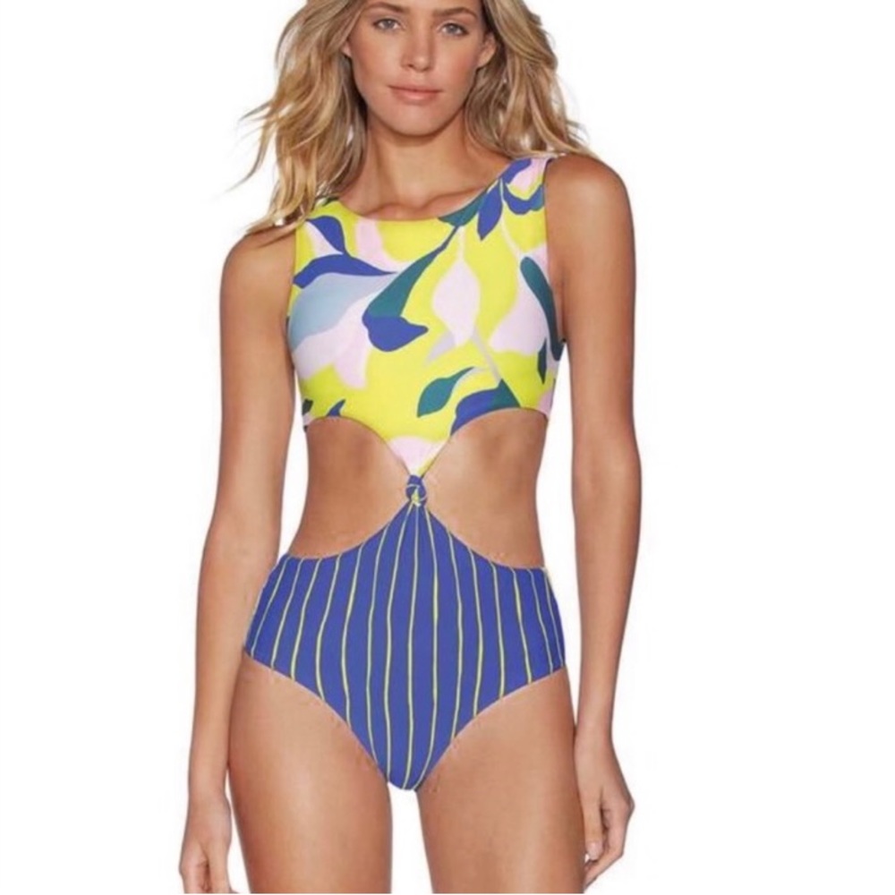 Maaji Swim Sunflower Spin One piece 4-Way Swimsuit